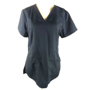 Grey's Anatomy Women's Gray Scrub Top Size Medium Medical Nursing